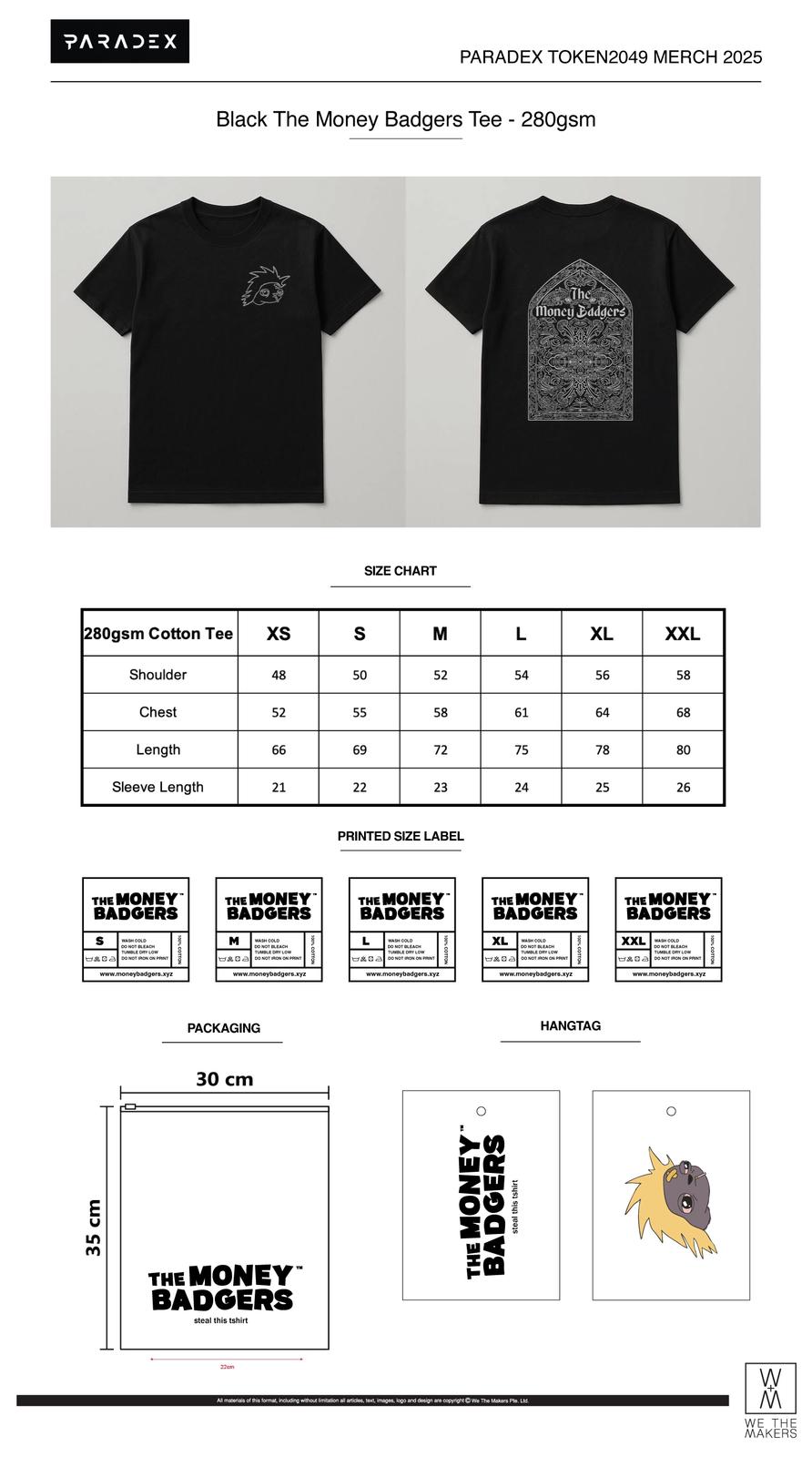 Black MoneyBadger Tshirt